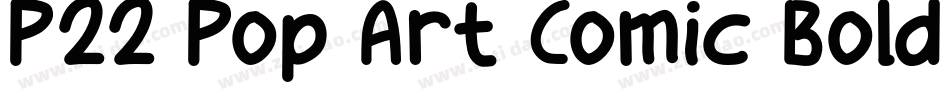 P22 Pop Art Comic Bold Italic字体转换